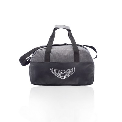 Executive Two-Tone Fabric Duffel Bags