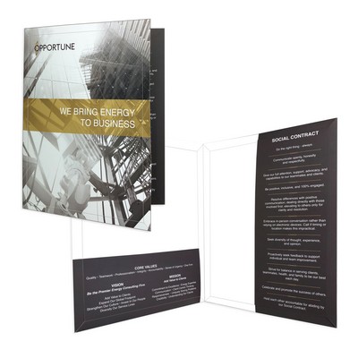 Conformer® Large Presentation Expansion Folder Vertical & Regular Pocket (9-1/2" x 12") 4/0