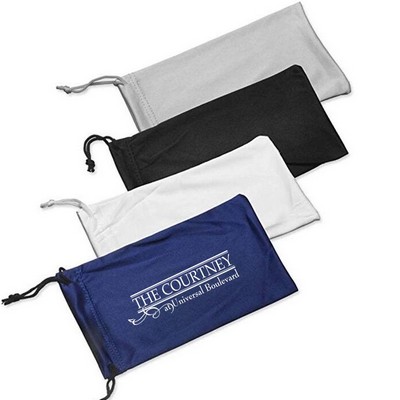 Microfiber Drawstring Sunglass Pouch