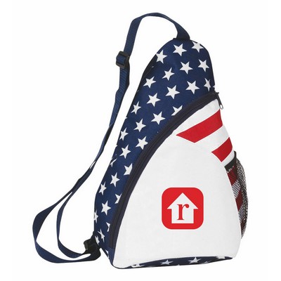 Stars and Stripes Sling Backpack