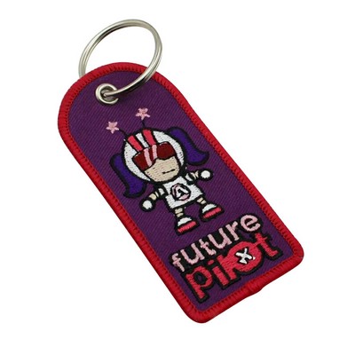 Embroidered Key Tag