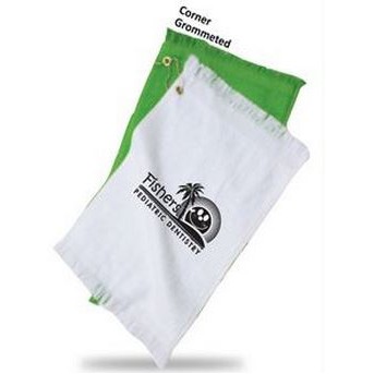 Q-Tees® Fingertip Towel w/Fringed Ends