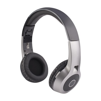 Vivitar® Bluetooth® Silver Stereo Headphones w/Smartphone Capability