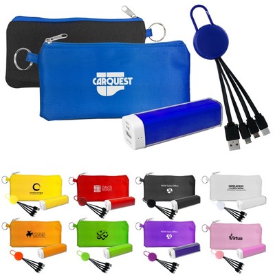 Colorful Power Bank Cable Set