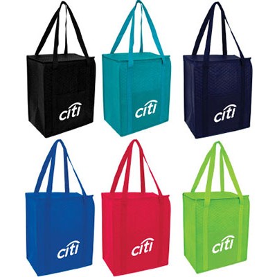 Extra Large Insulated Zippered Cooler Tote