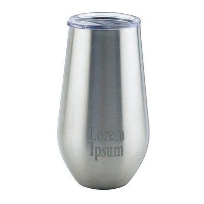 16 Oz. Apollo™ Stainless Steel Stemless Wine Glass w/Tritan® Lid