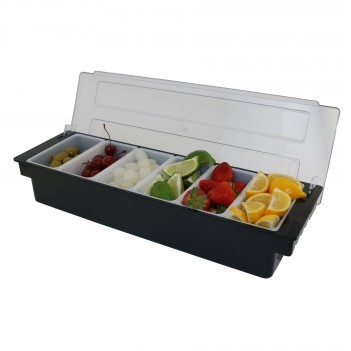 Caterer's Condiment Holder w/Six Compartments