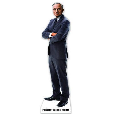 Harry S. Truman Cardboard Cutout Stand Up| Standee Picture Poster Photo Print Approx 6 Ft Tall