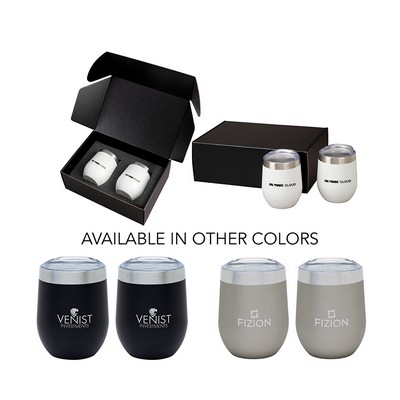 Brisbane II Two-Piece Classic Wine Tumbler Gift Set