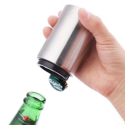 Automatic Beer Bottle Opener with Magnetic Cap