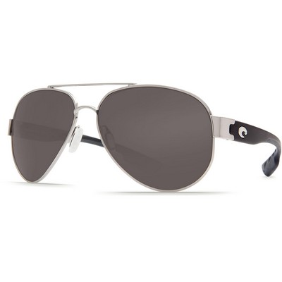 Costa® Del Mar South Point Polarized Sunglasses w/Palladium Silver Frames & Gray Lenses