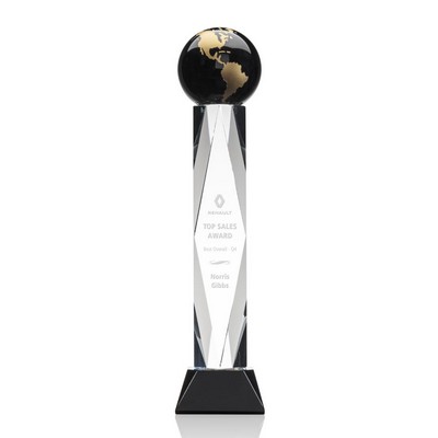 Ripley Globe Award - Optical Black/Gold 18"