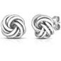 Jilco Inc. Sterling Silver Knot Earrings