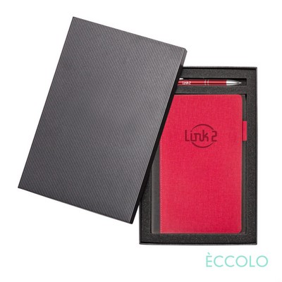 Eccolo® Nashville Journal/Clicker Pen Gift Set - (M) Red