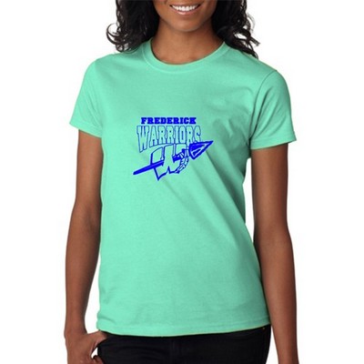 Gildan 6.1 oz 100% Cotton Preshrunk Ladies T-Shirt w/ Custom Imprint