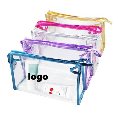 Waterproof PVC Folding Zipper Cosmetic Bag