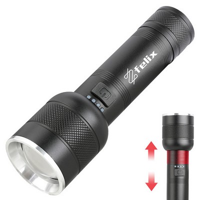 Emergency Rechargeable Zoom Flashlight