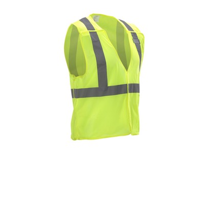 Hi-Vis Economy Breakaway Safety Vest-Fluorescent Yellow-Green