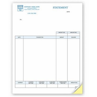 Classic Laser Statement (1 Part)