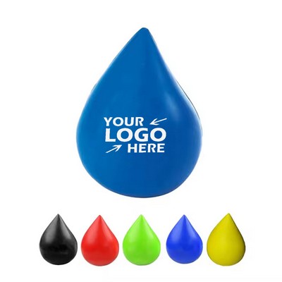 Water Drop PU Foam Anti Stress Ball