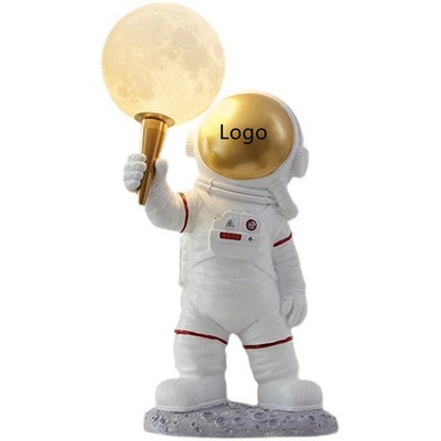 Creative Astronaut Moon Planet Bedroom Bedside Table Lamp Children's Room Night Light