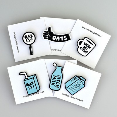 Soft Enamel Lapel Pin w/Backer Cards