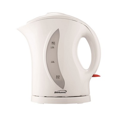 1.8 Quart White Electric Plastic Kettle