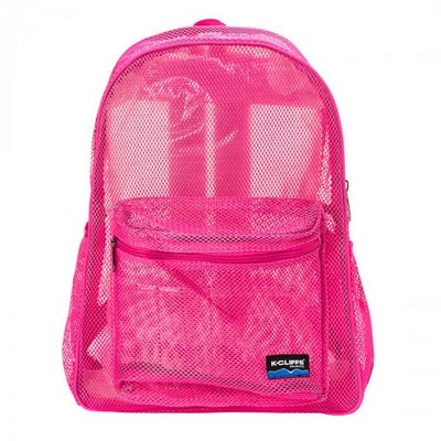 17 Classic Mesh Backpacks - Hot Pink (Case of 20)