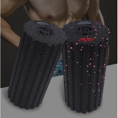 Fitness Yoga Exercise Massager, 4 Speed and Rechargeable, Muscle Roller Vibrating Foam Roller