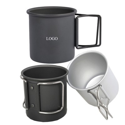 10 Oz Camping Mug With Foldable Handle