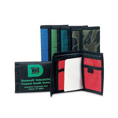 Nylon-upgrade smooth fabric Bifold Wallet (4.75"x3.5")