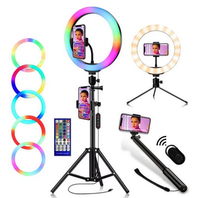 Selfie Ring Light with Stand and Phone Holder