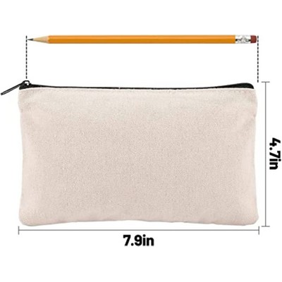 DIY Craft Bag Canvas Pen Pencil Case