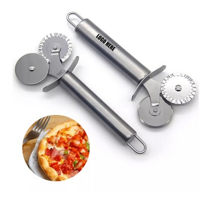 Pastry Wheel Cutter/Double Roll Pizza Slicer