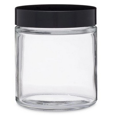 4 oz Clear Glass Straight Sided Jars