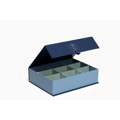 The Safe Deposit - Fabric Organizer Box - Something Blue