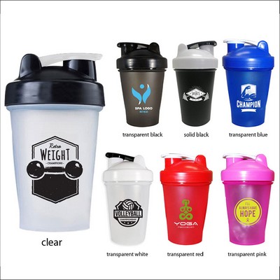 16oz Fitness Mini Shaker Bottles