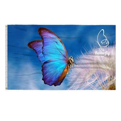 6'x10' Silk Poly Custom Digital Print Flag