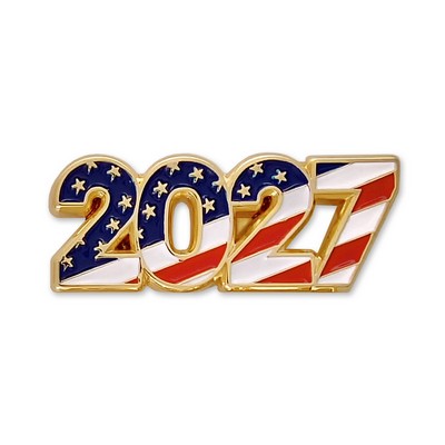 2027 Patriotic Year Pin