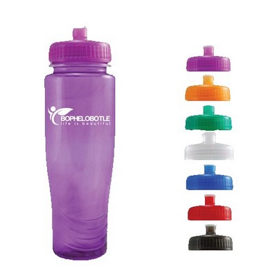 28 Oz. Polyclean Sports Bottle w/Push Spout