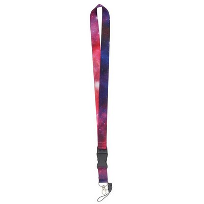 3/8 x 36 Full Color Sublimated Lanyard with Buckle Release