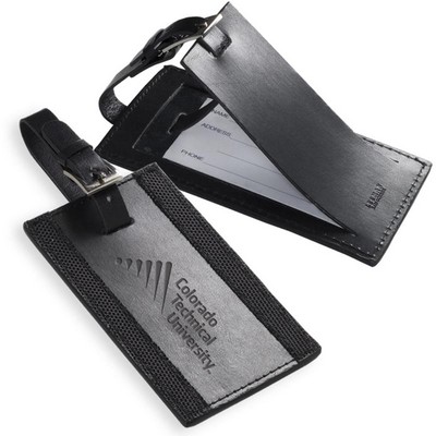 Majestic Leather Luggage Tag