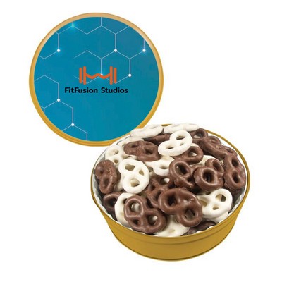 The Grand Tin - Mini Chocolate Pretzels