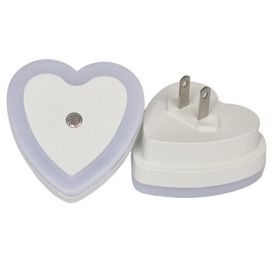 LED Sensor Love Heart Shaped Nigh Light