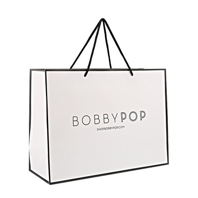 Customized White Card Gift Paper Bag