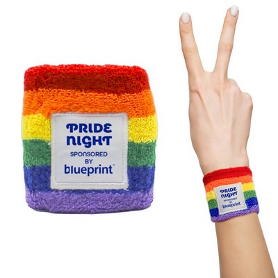 Rainbow Wrist Sweatband