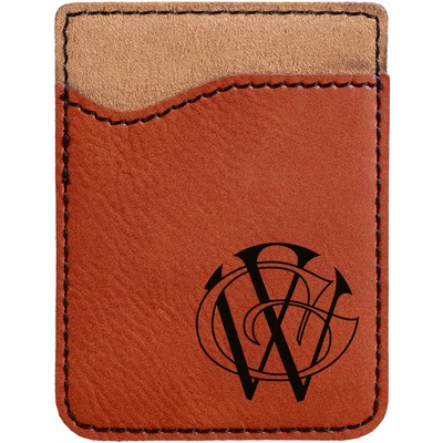 Rawhide Laserable Leatherette Phone Wallet