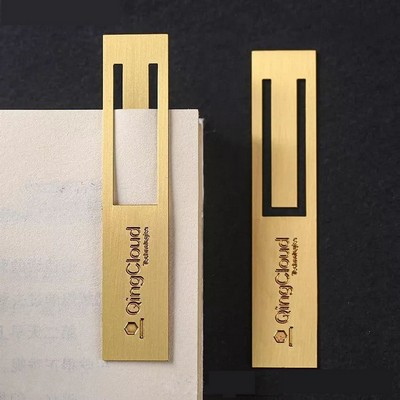 Brass Hollowed Out Ruler Bookmark