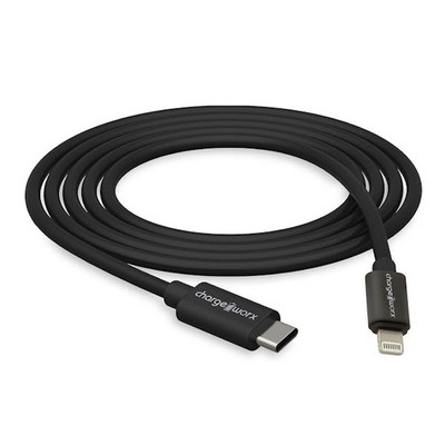 6' Lightning to USB-C Power Delivery Cables - Black (Case of 48)