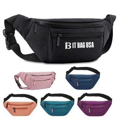 Polyester Crossbody Waist Bag